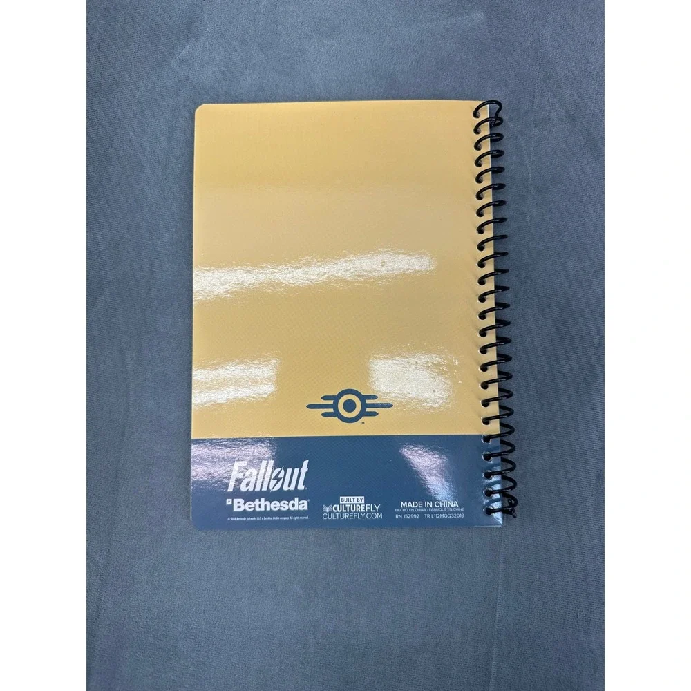Fallout Vault Boy Hard Work Is Happy Work Spiral Notebook CultureFly Bethesda